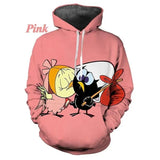 New Fashion Cartoon Calimero 3D Printed Hoodie Men's And Women's Casual Sweatshirt Cute Pullovers Hooded Sweatshirt Streetwear - EcoJoy