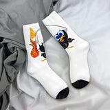 Calimero chaussette  homme femme  Unisex sport extérieurs hiver  adultes comics cartoon  
Butterfly Crazy Men's compression Socks Unisex Calimero Anime Harajuku Seamless Printed Funny Novelty Happy Crew Sock Boys Gift - EcoJoy
