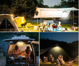 Lanterne solaire de Camping Rechargeable 20000mAh, batterie haute puissance, lampe LED pour tente, aimant puissant, lampe de poche de réparation, lampe d'urgence, nouveauté - EcoJoy