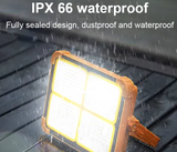 Solar Rechargeable Camping Lantern High Power Bank LED Tent Light Powerful Magnet Flashlight Repair Emergency Lamp  20000mAh - EcoJoy