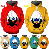New Fashion Cartoon Calimero 3D Printed Hoodie Men's And Women's Casual Sweatshirt Cute Pullovers Hooded Sweatshirt Streetwear - EcoJoy