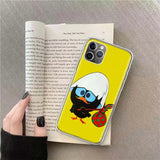 Calimero coque iPhone protection premium  cute cartoon Duck Phone For Apple Iphone 14 12 13 15 Pro Max Mini 11 8 7 Plus X XS XR Case SE 2020 Shell Cover Clear TP - EcoJoy