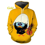 New Fashion Cartoon Calimero 3D Printed Hoodie Men's And Women's Casual Sweatshirt Cute Pullovers Hooded Sweatshirt Streetwear - EcoJoy