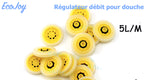 5x économiseurs réducteur de débit, aerateur , mousseur , économiseur douche, limiteur de débit  robinet , water saver shower 5L/min - EcoJoy