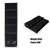 Panneau solaire étanche 5V 7W, 10W, pour randonnée, pour Iphone Samsung, chargeur solaire Portable, camping - EcoJoy