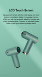 pistolet de Massage à Percussion Portable avec écran LCD, masseur pour le corps, le cou, les tissus profonds, Relaxation musculaire, soulagement de la douleur - EcoJoy