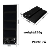 Panneau solaire étanche 5V 7W, 10W, pour randonnée, pour Iphone Samsung, chargeur solaire Portable, camping - EcoJoy