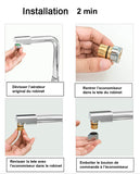 Niagara eXtrem water saver 98% 2 fonctions bathroom kitchen , aerator, watersaver - EcoJoy
