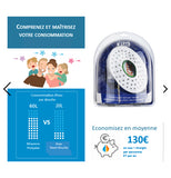Smart Shower control temperature + quantité d'eau , économiseur douche salle de bain, économiseur énérgies - EcoJoy