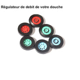 2x économiseurs, aérateur , mousseur, réducteur débit d'eau pour douche de 20 à 80% d'eau en moins, water saver - EcoJoy