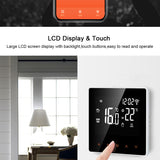 Thermostat intelligent  WiFi Contrôleur de température de chauffage écran tactile LED  Alexa Google Home - EcoJoy