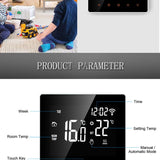 Thermostat intelligent  WiFi Contrôleur de température de chauffage écran tactile LED  Alexa Google Home - EcoJoy