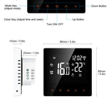 Thermostat intelligent  WiFi Contrôleur de température de chauffage écran tactile LED  Alexa Google Home - EcoJoy
