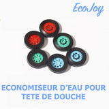 2x économiseurs, aérateur , mousseur, réducteur débit d'eau pour douche de 20 à 80% d'eau en moins, water saver - EcoJoy