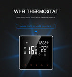 Thermostat intelligent  WiFi Contrôleur de température de chauffage écran tactile LED  Alexa Google Home - EcoJoy