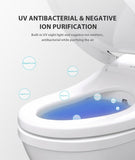 EcoFresh smart toilet seat electric bidet cover clean dry seat heating wc intelligent toilet seat cover LCD display - EcoJoy