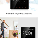Thermostat intelligent  WiFi Contrôleur de température de chauffage écran tactile LED  Alexa Google Home - EcoJoy