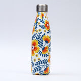 Creative Floral Thermos Flask Stainless Steel Water Bottle Leakproof Gym Sport Drink Bottle For Water Cool Insulated Cup Mug - EcoJoy