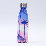 Creative Floral Thermos Flask Stainless Steel Water Bottle Leakproof Gym Sport Drink Bottle For Water Cool Insulated Cup Mug - EcoJoy