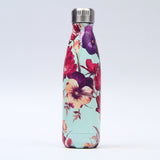 Creative Floral Thermos Flask Stainless Steel Water Bottle Leakproof Gym Sport Drink Bottle For Water Cool Insulated Cup Mug - EcoJoy