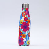 Creative Floral Thermos Flask Stainless Steel Water Bottle Leakproof Gym Sport Drink Bottle For Water Cool Insulated Cup Mug - EcoJoy