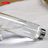 bouteille d'eau en verre  280ml, 360ml, 550ml, activités sportives, bouteilleen verre  fruits   avec sac de protection - EcoJoy