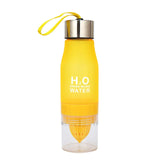650ML Lightweight Lemon Bottle Outdoor Sport Travel Infuser Juice Fruit Pulp Water Bottles for Healthy Drinking - EcoJoy