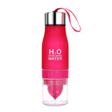 650ML Lightweight Lemon Bottle Outdoor Sport Travel Infuser Juice Fruit Pulp Water Bottles for Healthy Drinking - EcoJoy