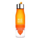 650ML Lightweight Lemon Bottle Outdoor Sport Travel Infuser Juice Fruit Pulp Water Bottles for Healthy Drinking - EcoJoy