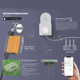 WIFI système d'irrigation SMART APP IOS/ ANDROID  automatique minuterie d'arrosage capteur d'humidité du sol contrôleur d'irrigation de jardin - EcoJoy
