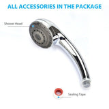 pommeau de douche LED controle de temperature llumiere colorée  pressurisé économie d'eau temperature  numérique   douche à main - EcoJoy