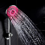 pommeau de douche LED controle de temperature llumiere colorée  pressurisé économie d'eau temperature  numérique   douche à main - EcoJoy