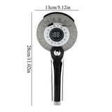 pommeau de douche LED controle de temperature llumiere colorée  pressurisé économie d'eau temperature  numérique   douche à main - EcoJoy