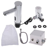 Bathroom Automatic Infrared Sensor Sink Faucet Touchless Basin Water Tap Deck Mounted - EcoJoy