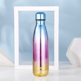 Creative Floral Thermos Flask Stainless Steel Water Bottle Leakproof Gym Sport Drink Bottle For Water Cool Insulated Cup Mug - EcoJoy
