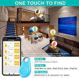 Smart GPS Tracker Key Finder Locator Wireless Anti Lost Alarm Sensor Device For Kids Car Wallet Pets Cats Motorcycles Luggage - EcoJoy