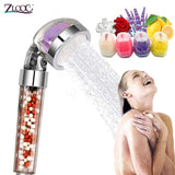 pommeau de douche salle de bain aromatique filtre  vitamine/citron/lavande/Rose/jasmin parfum haute pression économie d'eau douche 30% - EcoJoy