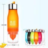 650ML Lightweight Lemon Bottle Outdoor Sport Travel Infuser Juice Fruit Pulp Water Bottles for Healthy Drinking - EcoJoy