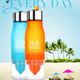 650ML Lightweight Lemon Bottle Outdoor Sport Travel Infuser Juice Fruit Pulp Water Bottles for Healthy Drinking - EcoJoy