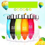 650ML Lightweight Lemon Bottle Outdoor Sport Travel Infuser Juice Fruit Pulp Water Bottles for Healthy Drinking - EcoJoy