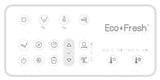 EcoFresh smart toilet seat electric bidet cover clean dry seat heating wc intelligent toilet seat cover LCD display - EcoJoy