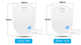 EcoFresh smart toilet seat electric bidet cover clean dry seat heating wc intelligent toilet seat cover LCD display - EcoJoy