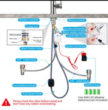 Kitchen Faucets Smart Sensor Pull-Out Hot and Cold Water Switch Mixer Tap Smart Touch Spray Tap Kitchen Convenient Sink Faucets - EcoJoy