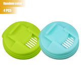 4PCS Reusable Soda Saver Pop Beer Beverage Can Cap Top Cover Lid Protector Drinking Corkscrew Lid Home Kitchen Bar Accessories - EcoJoy