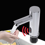Bathroom Automatic Infrared Sensor Sink Faucet Touchless Basin Water Tap Deck Mounted - EcoJoy
