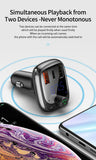 Kit main libre  voiture Transmetteur FM   Bluetooth 5.0   MP3 Player - EcoJoy