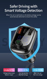 Kit main libre  voiture Transmetteur FM   Bluetooth 5.0   MP3 Player - EcoJoy