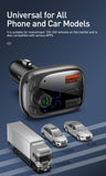 Kit main libre  voiture Transmetteur FM   Bluetooth 5.0   MP3 Player - EcoJoy