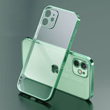 coque protection iPhone 11 12 13 Pro Max Mini XR X XS 7 8 Plus SE 2  face arrière transparente - EcoJoy