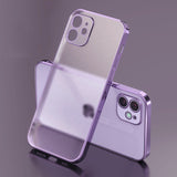 coque protection iPhone 11 12 13 Pro Max Mini XR X XS 7 8 Plus SE 2  face arrière transparente - EcoJoy